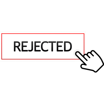 Rejected sign , great design for any purposes. Cross mark. Business concept. business png