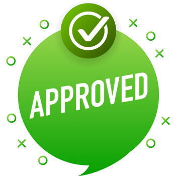 Approved tick notification, successful operation check mark. Laptop with checkmark notification png