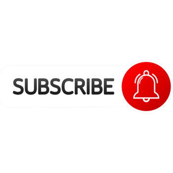 Text Box and Subscribe Button Template with the notification bell. Button on white background png