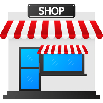 Flat shop banner, great design for any purposes. Online order. Discount banner design png