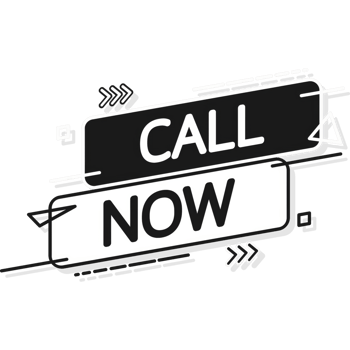 Call now blue banner on pop style background. illustration png