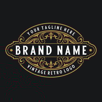 vintage logo ornament. decoration elements for jewelry or hotels, shops, furniture, bakeries and more. vector