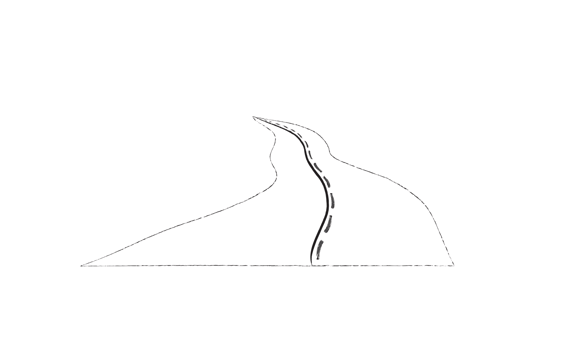 drawing of a road png