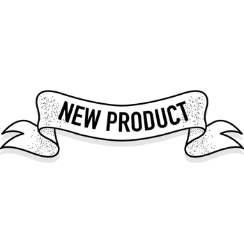 Vintage new product ribbon on white background. Modern illustration. design png