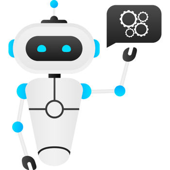 Chatbot icon concept, chat bot or chatterbot. Robot Virtual Assistance Of Website Or Mobile Applications. illustration png