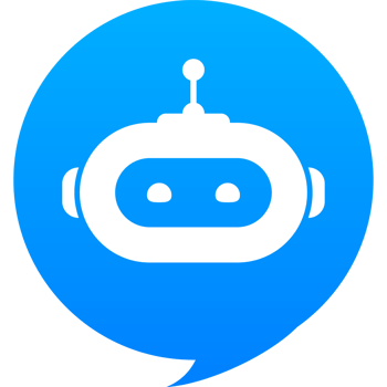 Chatbot icon concept, chat bot or chatterbot. Robot Virtual Assistance Of Website Or Mobile Applications. illustration png