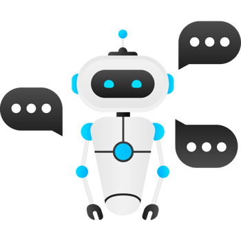 Chatbot icon concept, chat bot or chatterbot. Robot Virtual Assistance Of Website Or Mobile Applications. illustration png