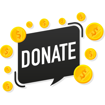 Donation money, great design for any purposes. Doodle collection with donation for concept design. Flat cartoon money illustration png