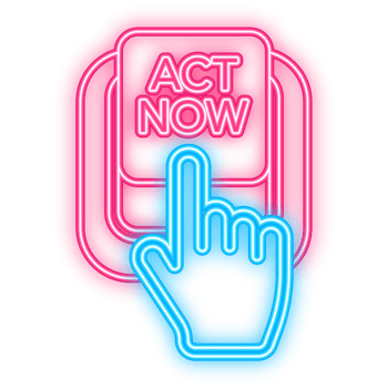 Neon Icon. Red button on white backdrop. Call business icon. web button. illustration png