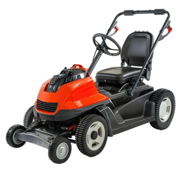 Lawn mower side view isolate on transparency background png