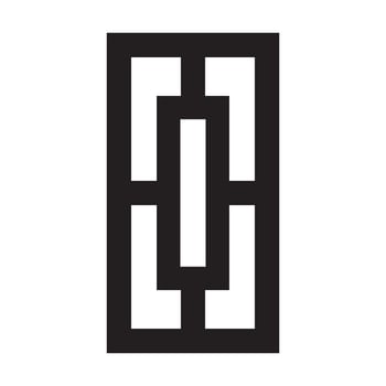 minimalist home air ventilation vector