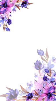 Purple flower ornament magnolia png