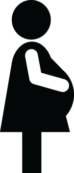 Pregnant women icon png