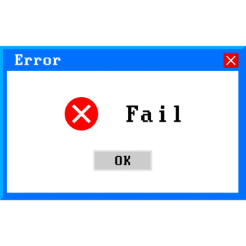 System error icon failure pc interface. Error message computer window alert popup png