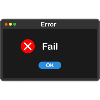 System error icon failure pc interface. Error message computer window alert popup png