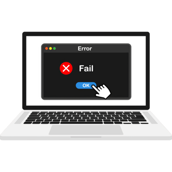 System error icon failure pc interface. Error message computer window alert popup png