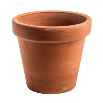 Empty flower pot isolate on transparency background png