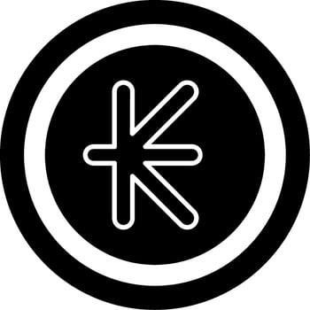Lao Kip Icon Design Symbpl vector