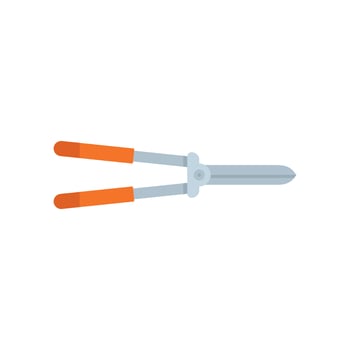 Sharp garden secateurs for taking care of plants vector