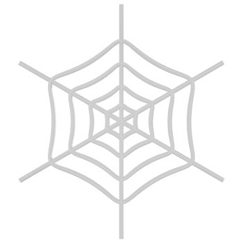 Halloween Spider Web 3D Render, Perfect for Spooky Holiday Projects png