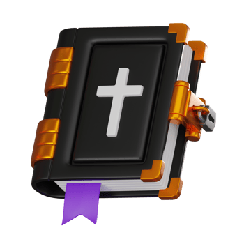 Holy Bible 3D Render, Religious Icon for Spiritual Projects png