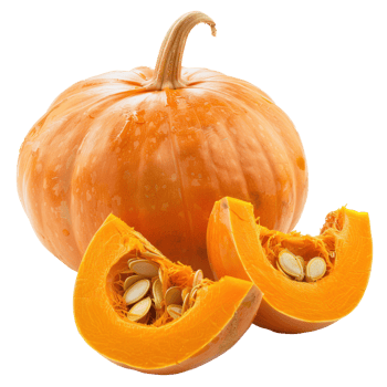 Pumpkin vegetable, clipping path isolate on transparency background png