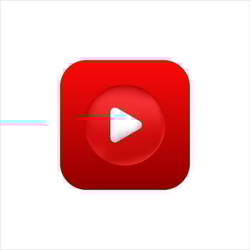 Play application for mobile phone. icon in modern style. vector