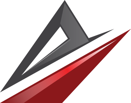 The logo for a company that makes red and black triangles png