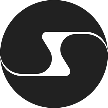 The logo for the music label, the label is black and white png