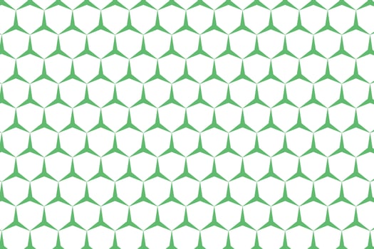 simple green color thin to thick geometric line pattern seamless pattern with green leaves on a white background vector