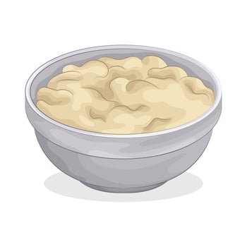 Illustration of porridge vector