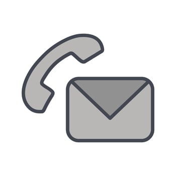 Support Email Icon Design vector