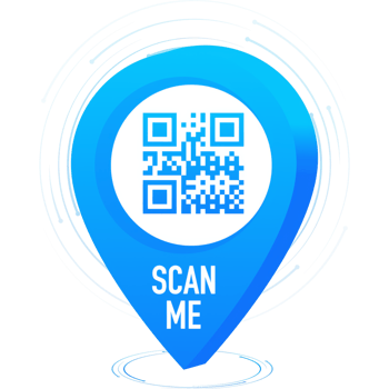 Scan me phone tag. Information icon . Bar code icon. stock illustration. png
