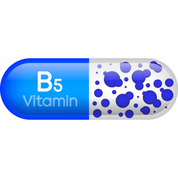 Vitamin B5. Vitamin drop pill capsule icon. Vitamin icon. png