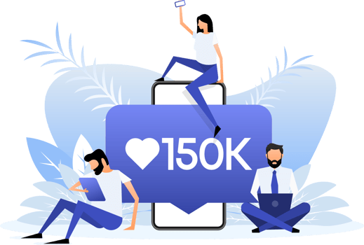 150 k followers png