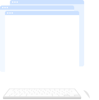 Web page laptop. Landing page png