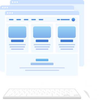 Web UI-UX design, web development. Digital industry. illustration. png