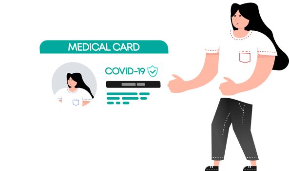 Medical insurance card. Health passport, health care policy. png