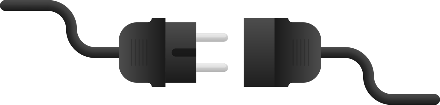 Electric plug. Electricity and energy Communication, internet concept. illustration. png
