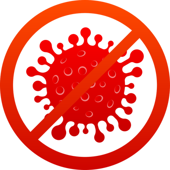 Virus protection. Virus germs. Security shield. Immune system. People vaccination. illustration. png