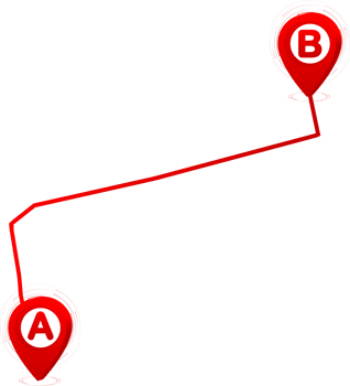 City street A b map, Track distance. Map Location. illustration. png