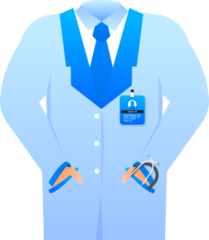 Flat doctor for web design, Healthcare. graphic illustration png