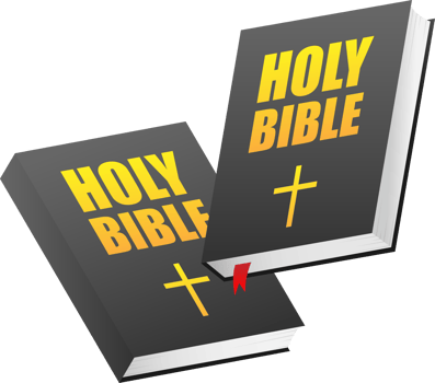 Holy bible book. Religion book mock up. Worship, church. illustration. png