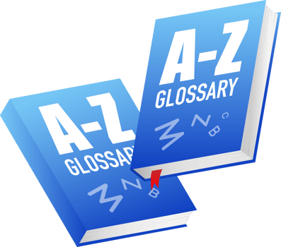 Glossary Books icon. Textbook with bookmark. Diary or notebook. illustration. png