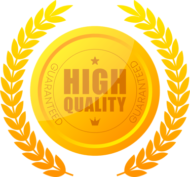 High quality label, gold award. illustration. png