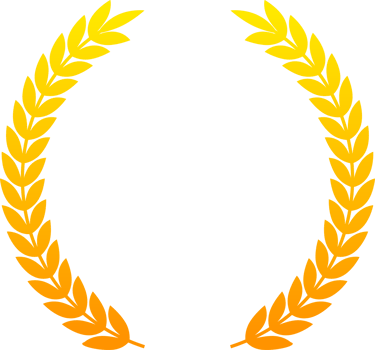 Laurel Wreaths. Laurel leaves symbol. Vintage leaf emblem png