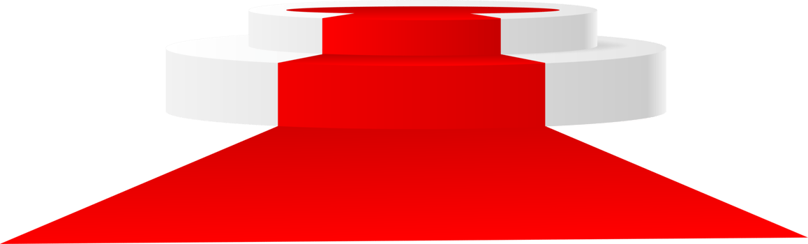 Winner podium. geometric platform. red technology background. Award ceremony background png