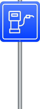 Gas station road sign. Fuel Station, pump. illustration. png