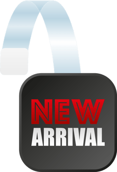 New Arrival Price tag. Advertising sale wobbler. Discount promotion. illustration png