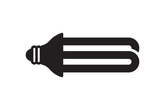 Led lamp icon energy economy technology. Electric bulb power modern innovation. Smart home sign. vector